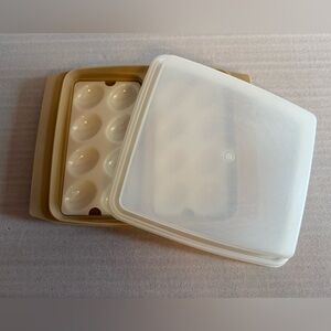 Vintage Tupperware Deviled Egg Carrier Tray